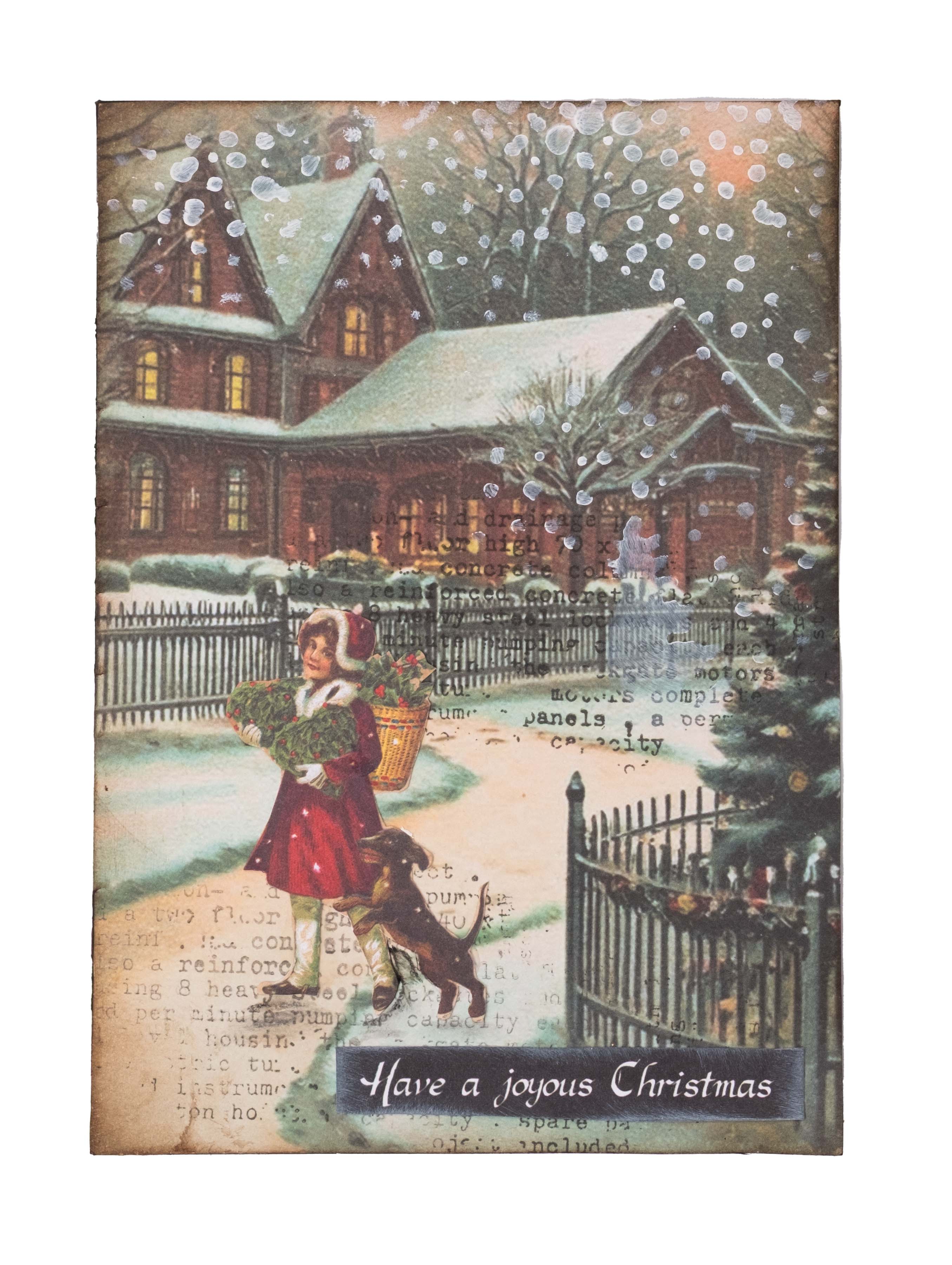 SL Designer Paper Pad Vintage Christmas Essentials 36 Sheets
