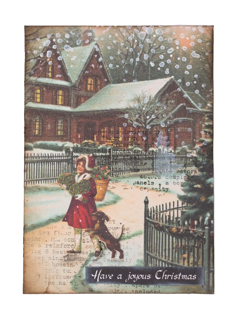 SL Designer Paper Pad Vintage Christmas Essentials 36 Sheets