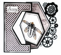 SL Cutting Dies Card Shape Industrial Vintage Treasures 140x203x1mm 12 PC nr.265