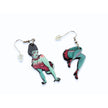 Vintage Zombie Girl Earrings