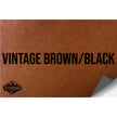 NO ADHESIVE VINTAGE BROWN/BLACK HYDBOND LEATHERETTE SHEET (12