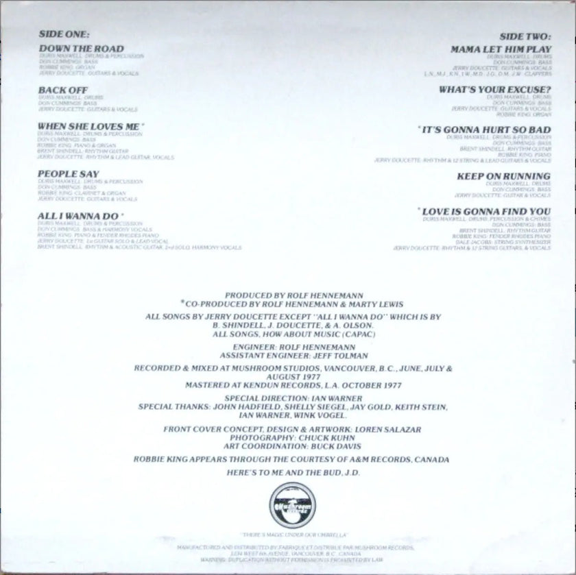 Doucette – Mama Let Him Play - 1977 First Pressing!