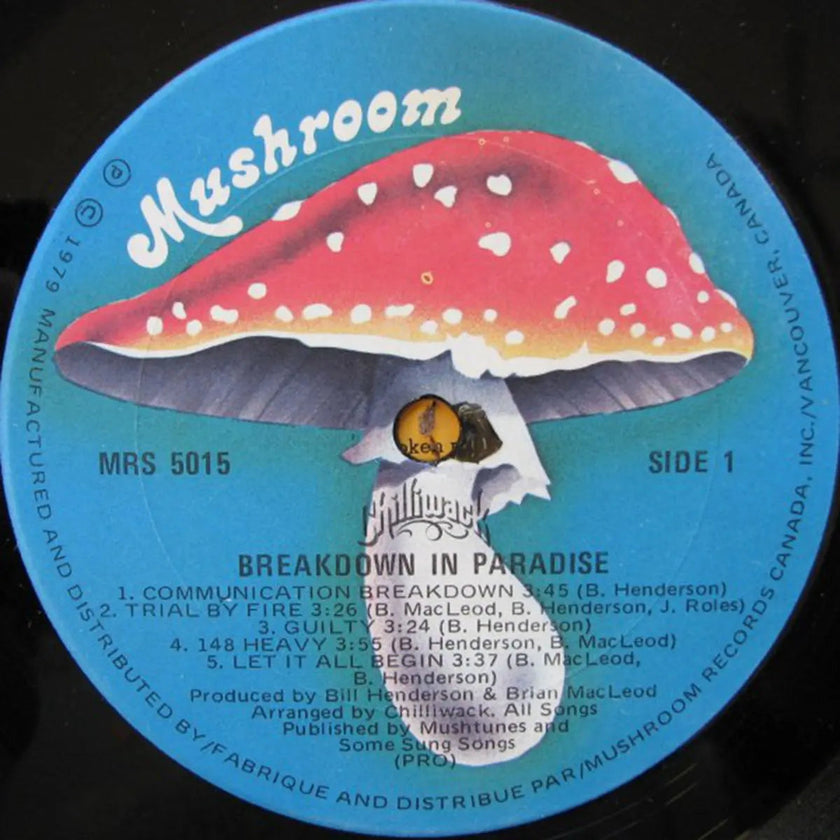 Chilliwack ‎– Breakdown In Paradise - 1983 Original
