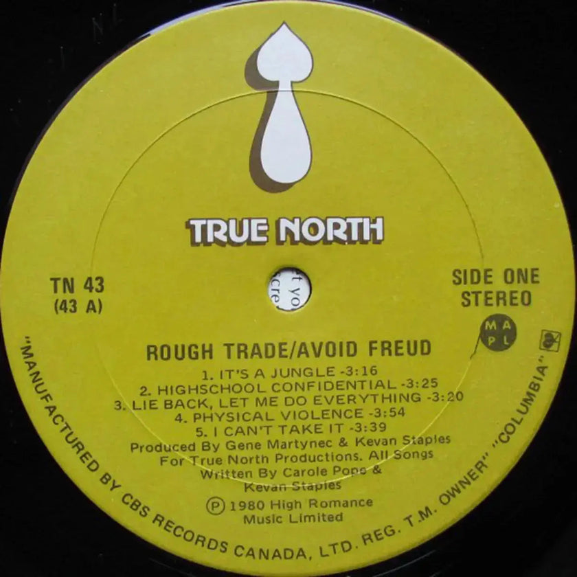 Rough Trade ‎– Avoid Freud - 1980 Original