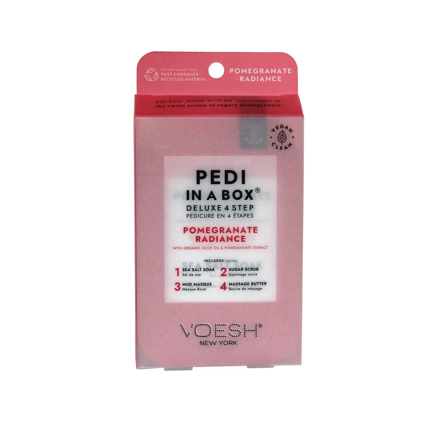 Voesh - Pedi In A Box (4 Steps) Pomegranate