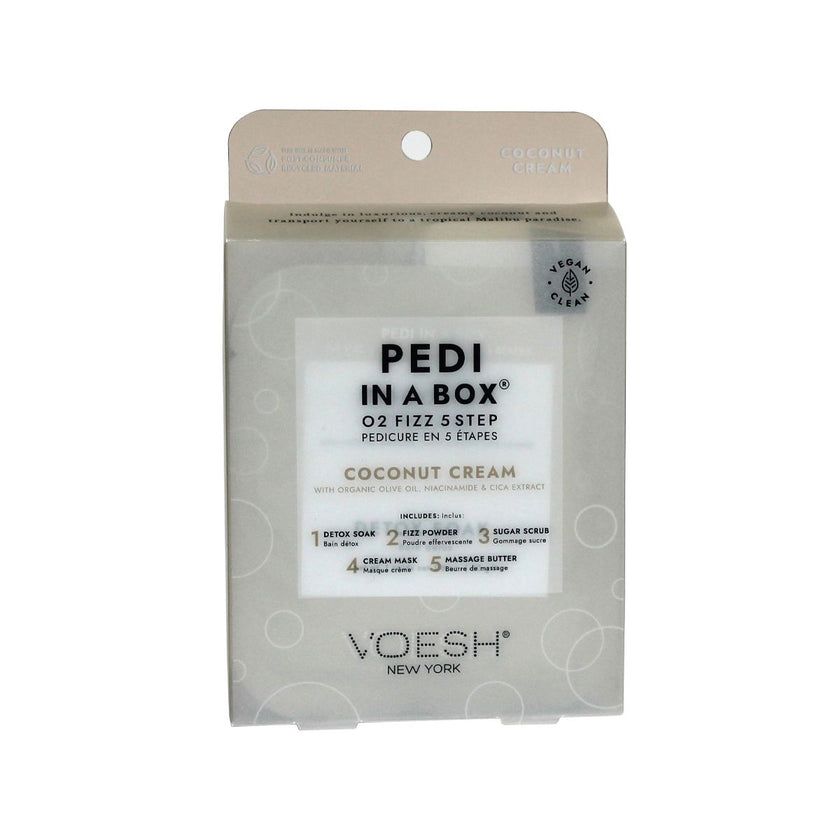 Voesh - Coffret de pédicure (5 étapes) Spa à la noix de coco