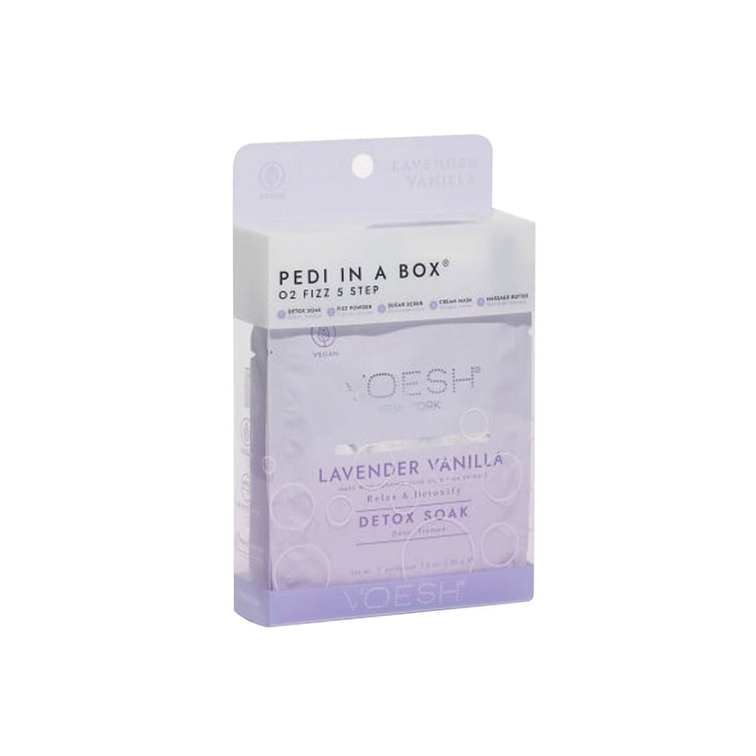 Voesh - Pedicure In A Box (5 Steps) Lavender Vanilla Spa