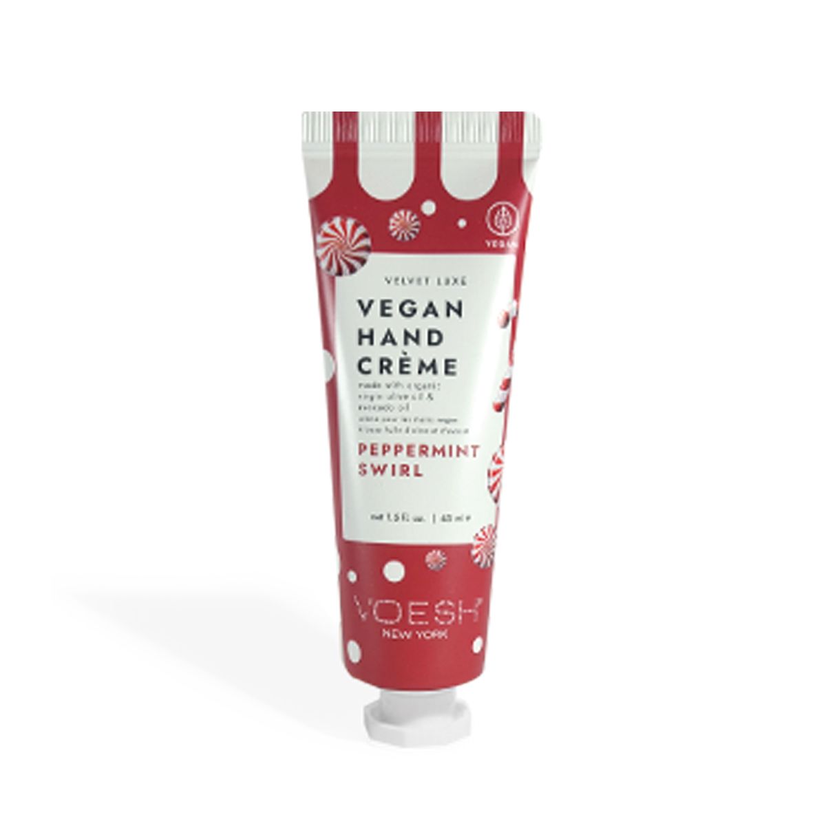 Voesh - Peppermint Swirl Hand Cream 45 ml Edition Limitee