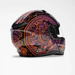 Voss 580 Conquest Neon Mandala Modular Gloss Motorcycle Helmet