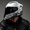 Voss 989 Moto-V Rei Full Face Matte Motorcycle Helmet