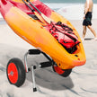 Soozier Rolling Kayak Cart Kayak Cart Dolly Transporter for Cleaning, Storing, & Maintenance with Aluminum Frame & Folding Design