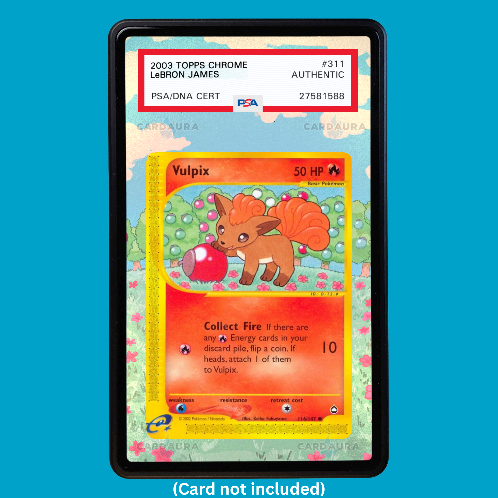 Vulpix 116/147 Aquapolis (Graded) Display Case