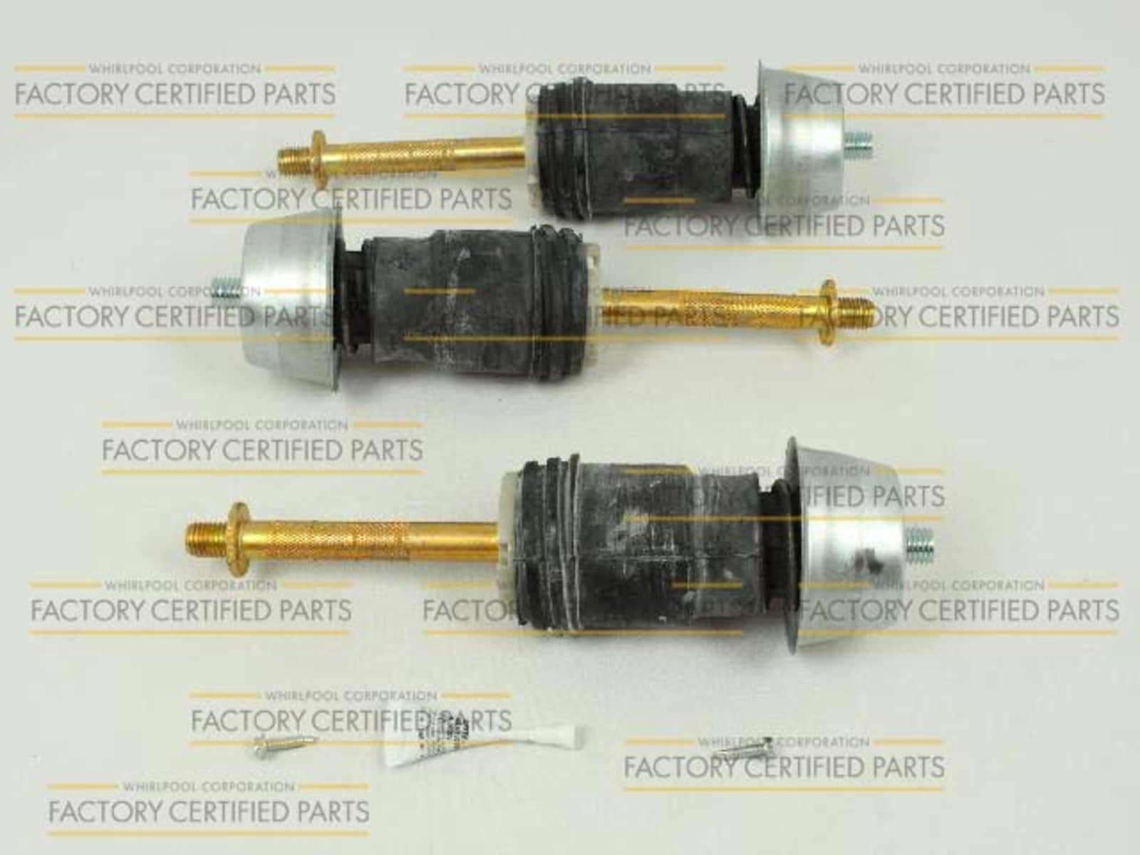 W10207783 Lot de 3 ressorts de suspension pour lave-linge/séche-linge Whirlpool