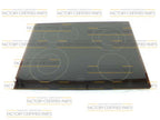 Verre de plaque de cuisson principale noire W10297306 pour cuisinière Whirlpool