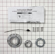 Kit de moyeu de transmission pour lave-linge Whirlpool W10324651
