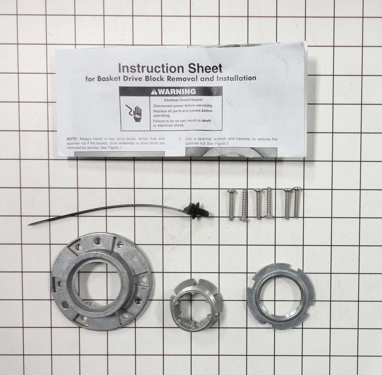 Kit de moyeu de transmission pour lave-linge Whirlpool W10324651