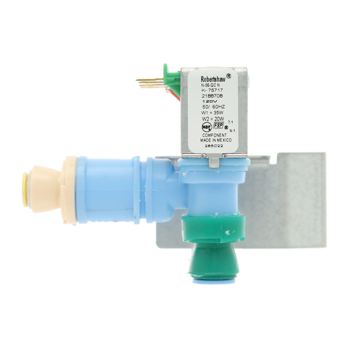 W10408179 Water Inlet Valve for Whirlpool, Admiral, Inglis Fridge