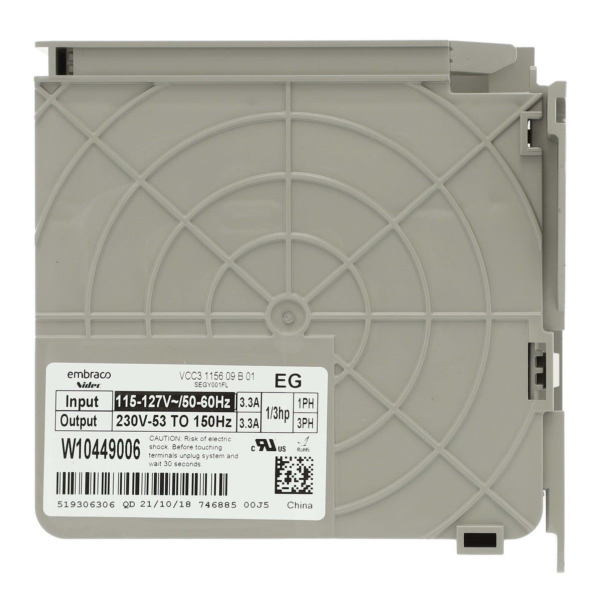 W10629033 Inverter Box for Whirlpool Refrigerator