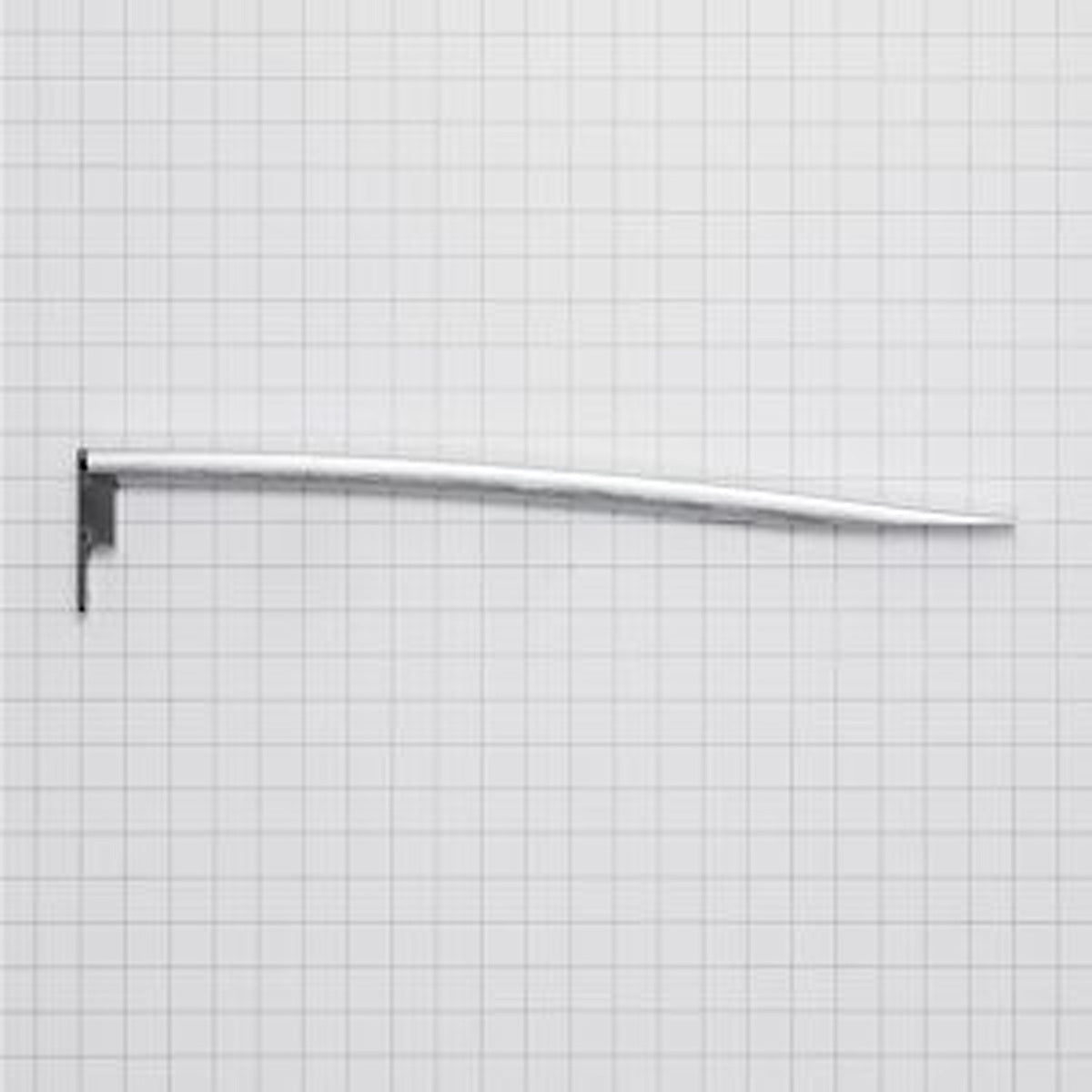 Poignée de porte en acier inoxydable W10806512 pour réfrigérateur Whirlpool
