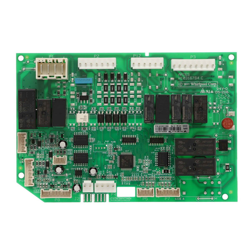 Carte de commande de réfrigérateur Whirlpool W10843055