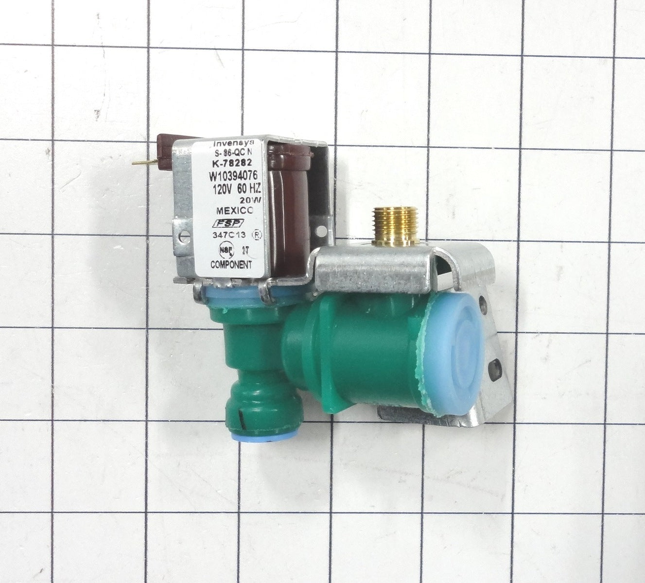 W10865826 Water Inlet Valve for Whirlpool Fridge