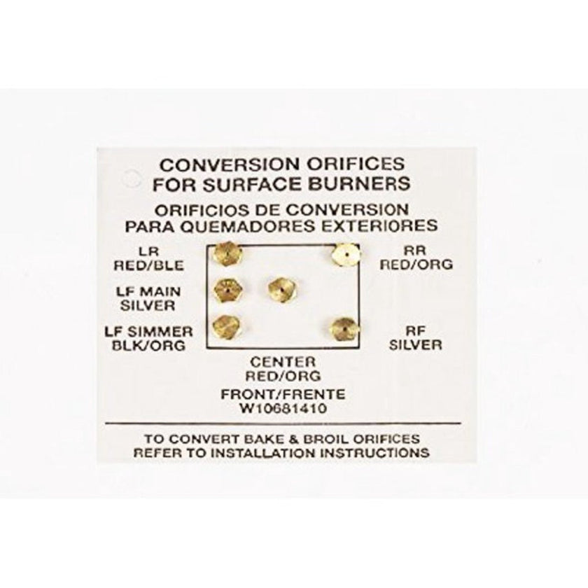 Cartouche SPUD-ORFCE, pièce pour plaque de cuisson Whirlpool, référence W10909678