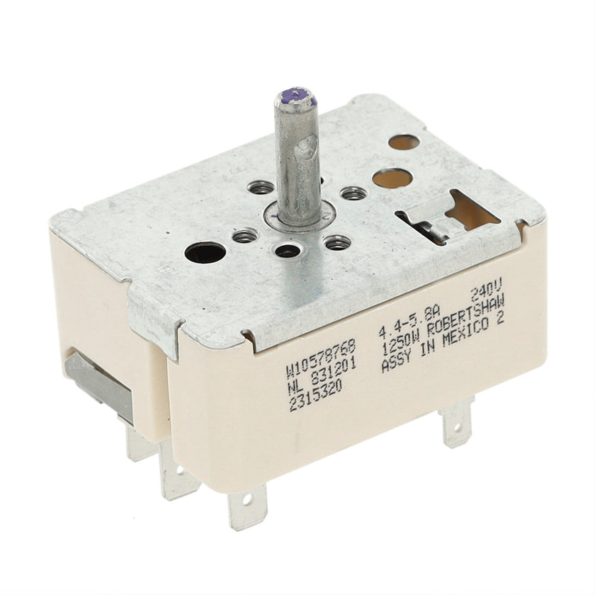 W10911303 Surface Element Switch for Whirlpool Oven Range