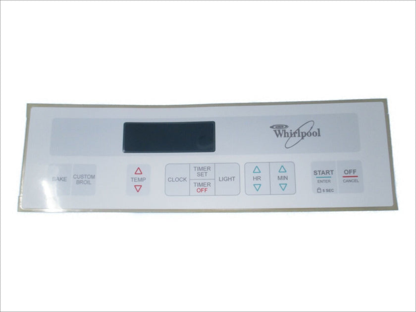 Whirlpool Oven Range Control Panel Part W11029431