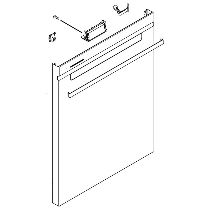 Whirlpool Dishwasher Panel Part W11461682 Replacement