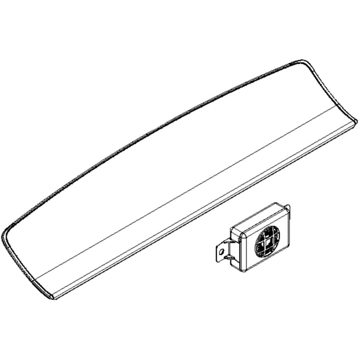 Whirlpool Washer UI Panel Part W11478526