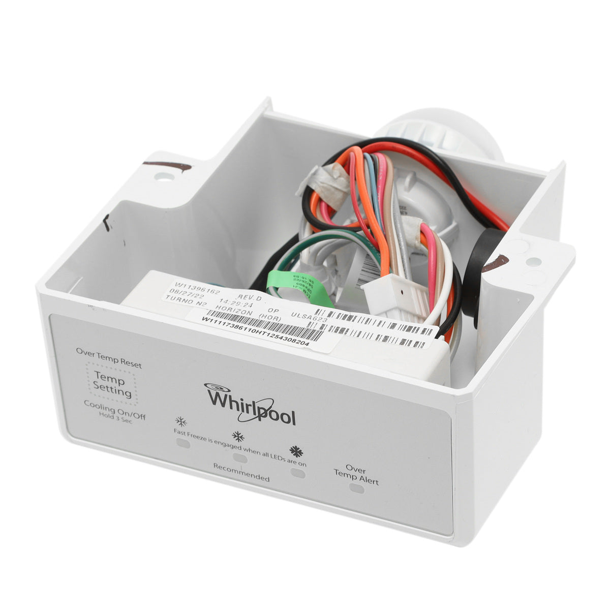 Boîtier de commande de réfrigérateur Whirlpool, pièce W11496879