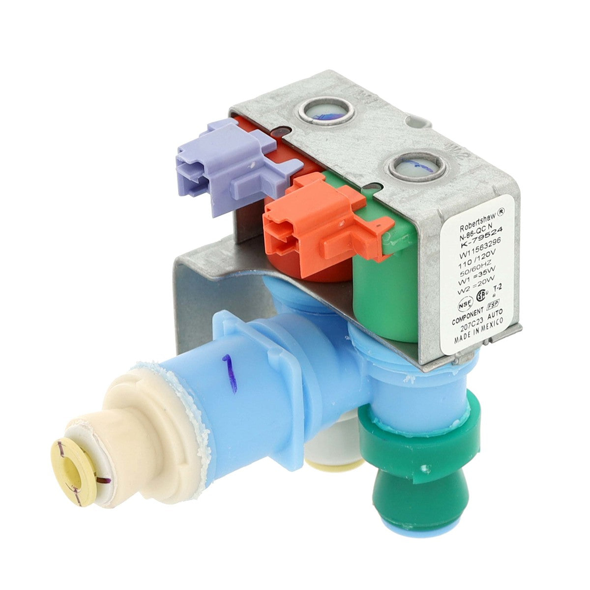W11645245 Water Inlet Valve for Whirlpool Fridge