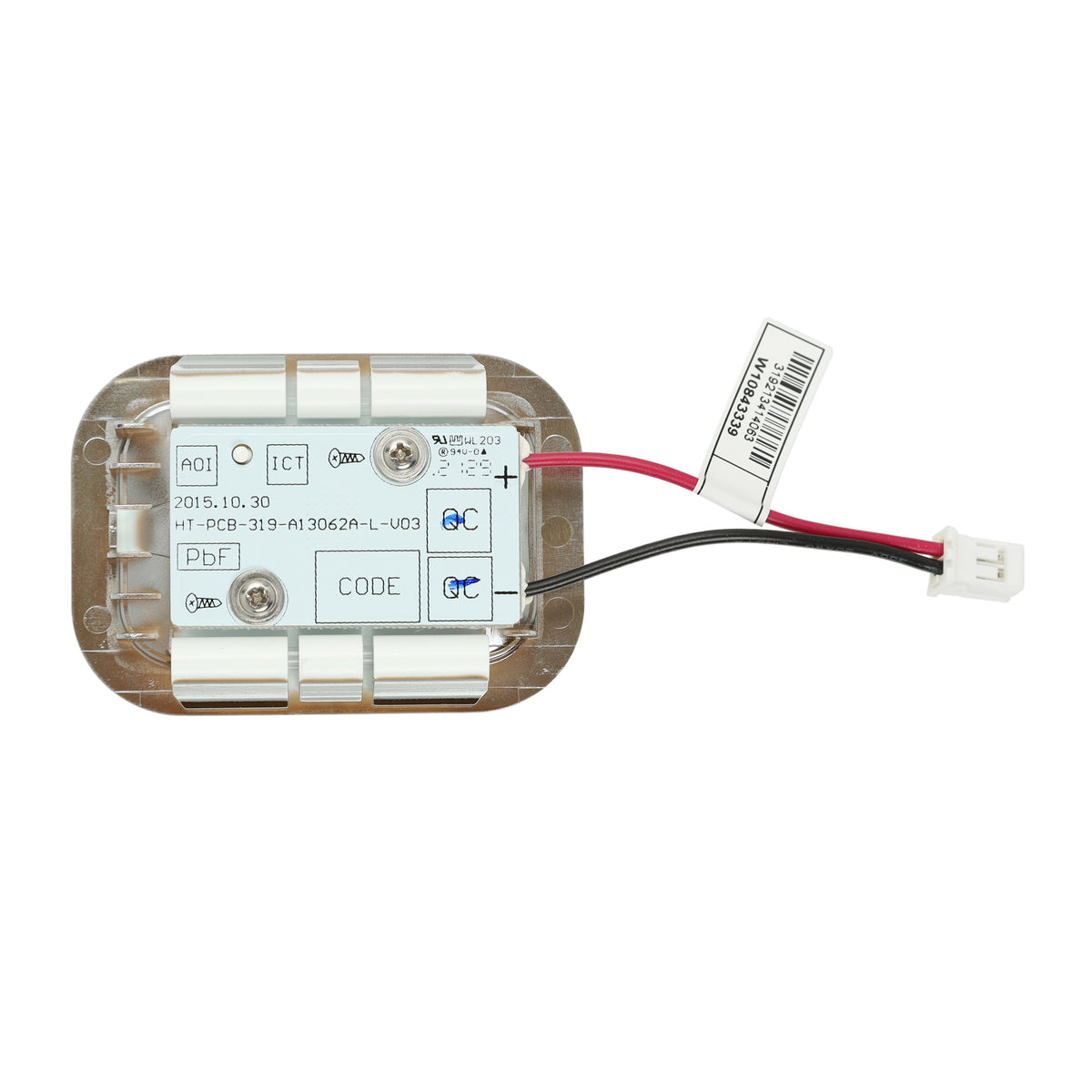 Kit LED pour réfrigérateur Whirlpool, référence : W11683242, 12 pièces chromées