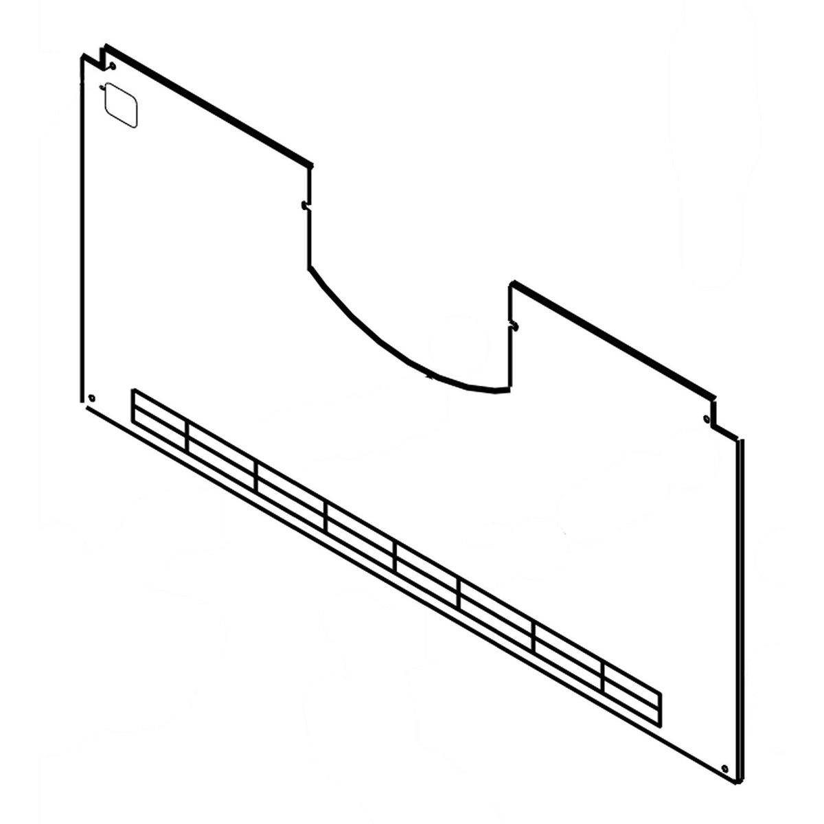 Whirlpool Refrigerator Evaporator Cover Part W11690163