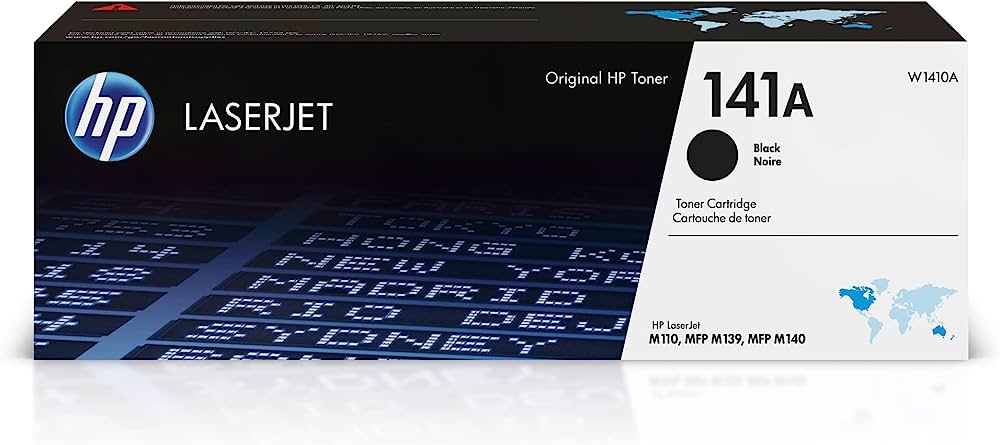 HP 141A Black Original LaserJet Toner Cartridge (W1410A)
