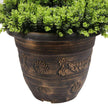 Wales Faux Potted Spiral Boxwood Topiary Plant (Multiple Sizes)