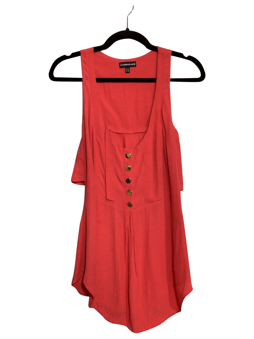 WAREHOUSE Regular fit Blouse in Orange  -  8