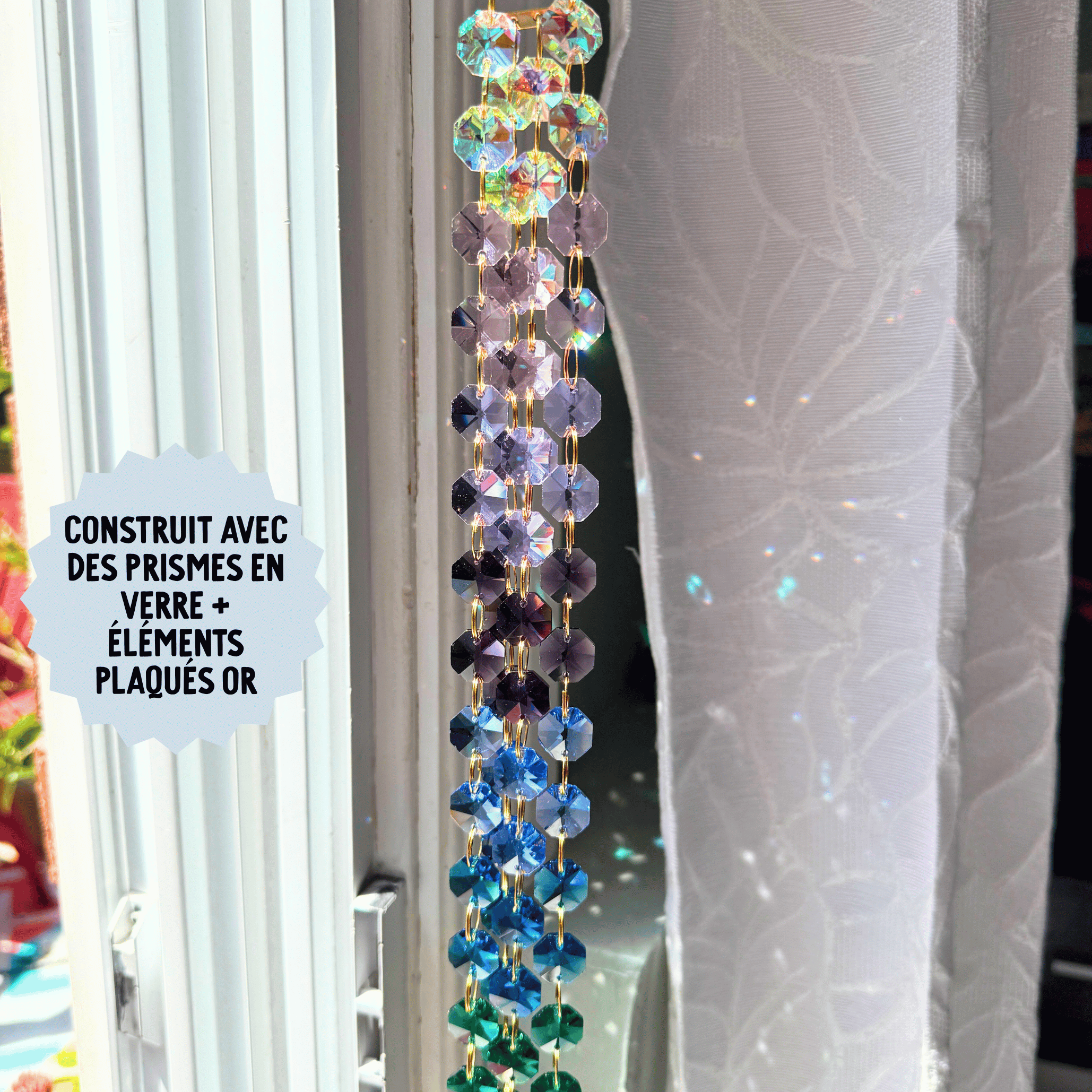 Waterfall Prism Suncatcher