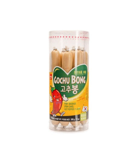 Wang Gochu Bong Hot Pepper Fish Sausage (10 Piece x 34G) [Best Before Date: 2024.09.23]