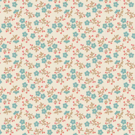 Riley Blake - Baked with Love - 108in Wide Back - Floral Cream