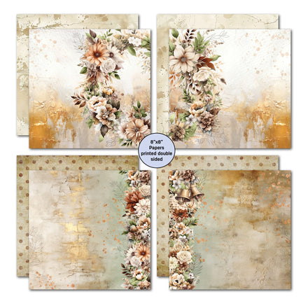 3Quarter Designs Wedded Bliss 8x8 Paper Pack