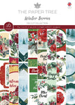 The Paper Tree Winter Berries A4 Die Cut sheets