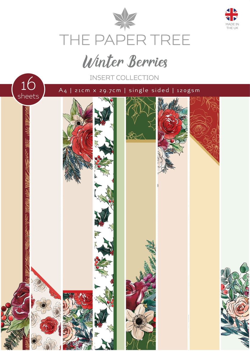 The Paper Tree Winter Berries A4 Insert Collection