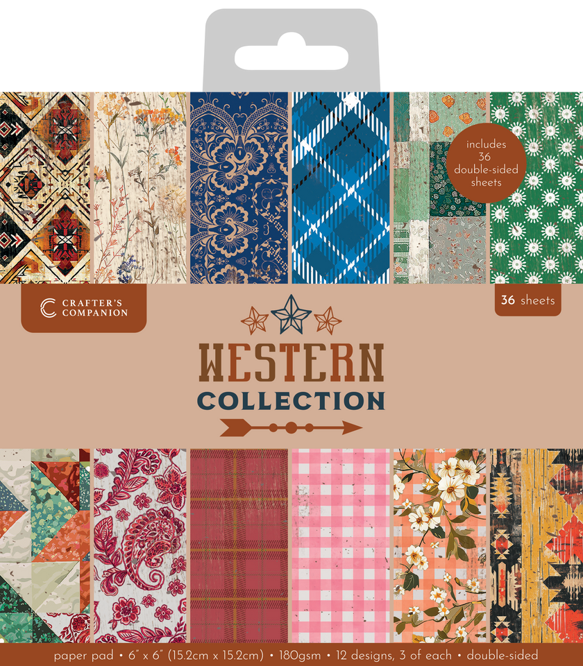 Western Collection 6”x6” Paper Pad 