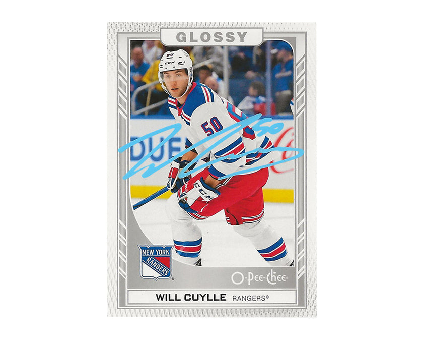Will Cuylle Autographed 2023-24 O-Pee Chee Glossy Rookie R-48 Hockey Card