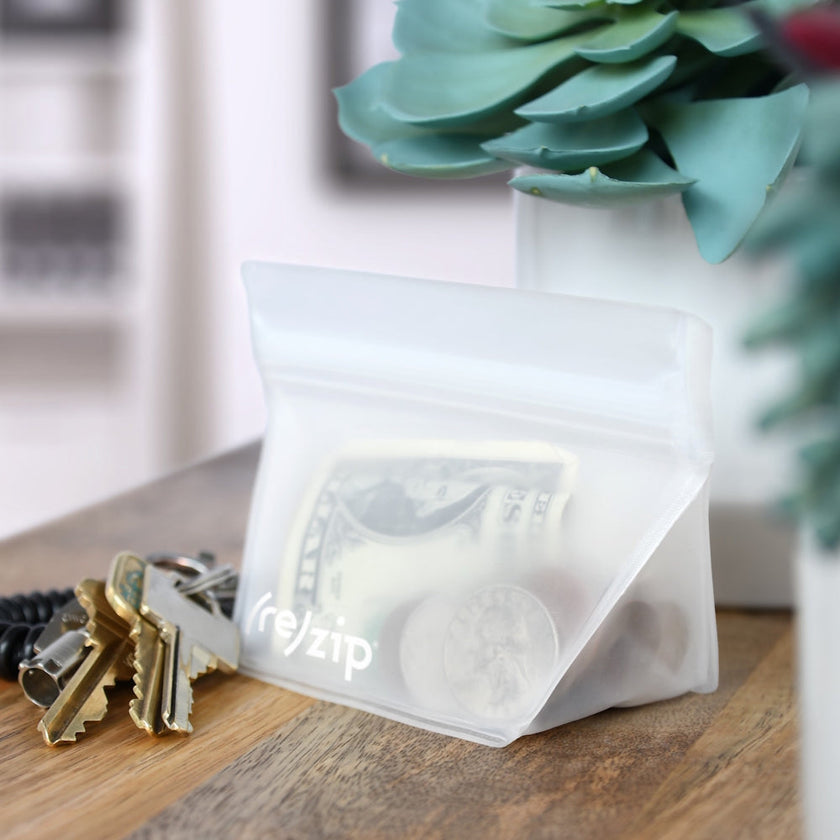 (re)zip 5-piece Stand-Up Leakproof Reusable Storage Bag Starter Kit