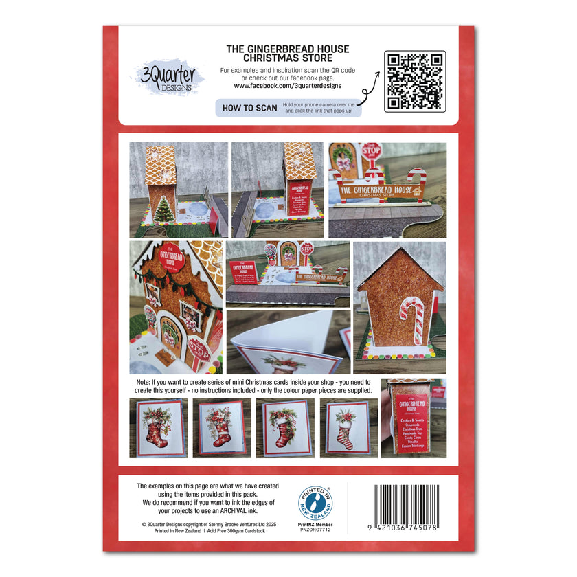 3Quarter Designs Lane Village - The Gingerbread House Christmas Store