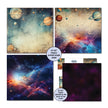 3Quarter Designs Cosmic Explorer - 12x12 Design Paper & Diecuts Set Mini Collection