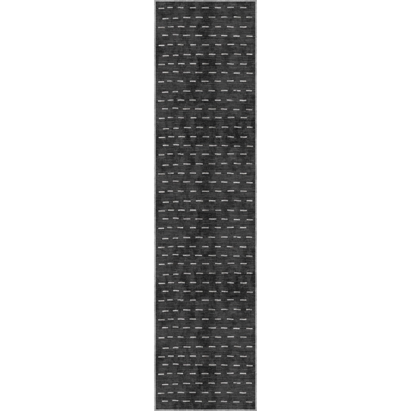 Sando Black Grey Rug