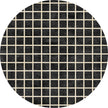 Caper Black Natural Checkered Rug